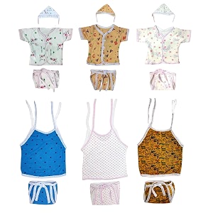 TANGY Adorable Newborn Dress with Built-in Mittens