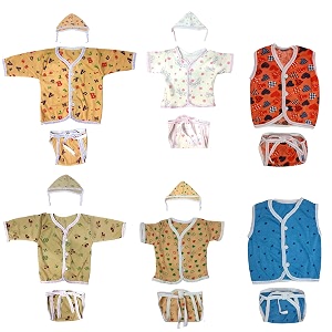 TANGY Adorable Newborn Dress with Built-in Mittens
