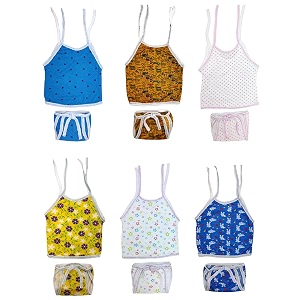 TANGY Adorable Newborn Dress with Built-in Mittens