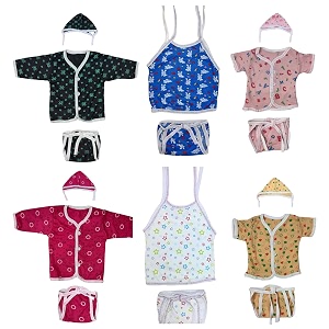 TANGY Adorable Newborn Dress with Built-in Mittens