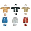 TANGY Adorable Newborn Dress with Built-in Mittens