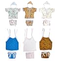 TANGY Adorable Newborn Dress with Built-in Mittens