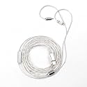 Tangzu Wan'er SG 2 Replacement Cable for In Ear Monitor with Microphone, 0.78mm 2Pin Connection, Type C Termination Plug, Single Button Media Control, Premium Braided Structure (Silver Type C)