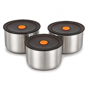 Tanjiae Round Stainless Steel Food Container 500ML