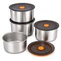 Tanjiae Round Stainless Steel Food Container 500ML