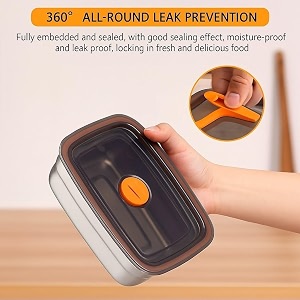Tanjiae Stainless Steel Lunch Box with Lid
