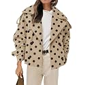 Tankaneo Womens Cropped Trench Double Breasted Short Jacket with Belt