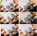 TANLOOMS Beautiful 6 Different Design Small Pack For Girls & Women Alloy Jhumki Earring