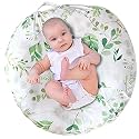 TANOFAR Green Leaf Lounger Cover for Newborn, Breathable &amp; Reusable Removable Slipcover for Baby, Snugly Fit