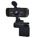 TANTRA 1080P Webcam with Microphone and Privacy Cover, Computer Camera, Web Cameras for Computers Laptop Video Calling Recording Conferencing, Plug and Play, Web Cam USB Camera for Zoom
