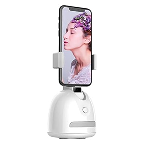 tantra smart video recording phone holder with auto sensor phone holder for selfie video recording video shooting 360horizontally 45vertically auto rotation face tracking no app required