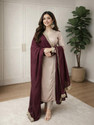 Tantukriti Embroidered Kurta TrouserPant Dupatta Set