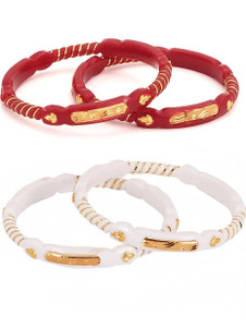TANVI J Plastic Gold-plated Shakha Pola