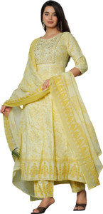 tanvifashion women viscose rayon kurta pant dupatta set