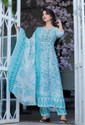 TANVIFASHION Women Viscose Rayon Kurta Pant Dupatta Set