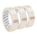 1 Inch BOPP Clear Packaging Tape for Home, Office and School Use (Pack of 3)