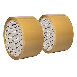 packaging tape roll brown pack of 2