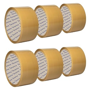 packaging tape roll brown pack of 6
