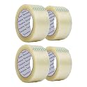 packaging tape roll (Transparent (Pack of 4)
