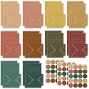 Taobary 160 Pack Stationery Paper Set,5.5 X 8.25 Inch,Bohemia Color