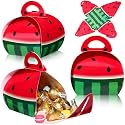 TaoBary 36 Pcs Watermelon Party Favor Boxes 3D Treat Goodie Gift Bags