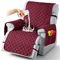 TAOCOCO Waterproof Recliner Covers(Wine, 1 Seater 28")