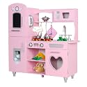 TaoHFE LED Upgrade Kitchen Set for Kids Wooden Play Kitchen LED Gas
