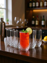 Tap2kaart Pack of 6 Crystal Highball Rajwadi