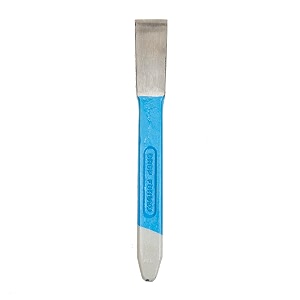 taparia 1048 steel 25mm cutting edge flat chisel blue and silver