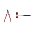 Taparia Tapria External Circlip Pliers Straight Nose 1443-7C 195Mm (1N) - Silver