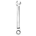 Taparia 17mm Gear Wrench Combination Spanner made of Chrome Vanadium Steel, Combination Ratchet Spanner, CrV Steel Mirror polish Finish, Anti Rust coating