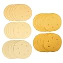 Taparia 6" (125 mm) Velcro Disc,5 Pc x Grit 60, 120, 180, 320, 400 Pack of 25