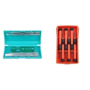 taparia 802 screw driver set with neon bulb silverblue 1 piece