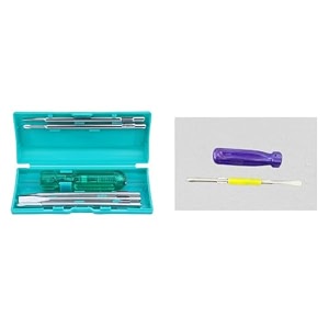taparia 802 screw driver set with neon bulb silverblue 1 piece