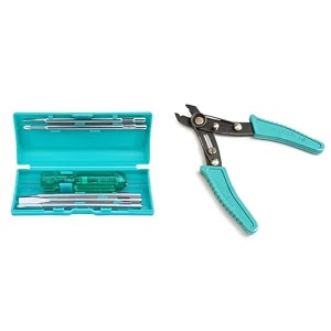 taparia 802 screw driver set with neon bulb silverblue 1 piece