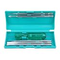 Taparia Model 802 Screwdriver Set | Neon Bulb Tester Included | Tip Sizes: 6.0x0.8mm, 3.5x0.5mm, Phillips 0, Square Poker, Phillips 1 | High-Grade Steel Blades with Comfortable Grip. DIY, Professional and Industrial use