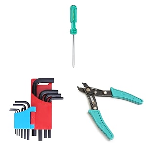 taparia 831 screw driver set with neon bulb silver