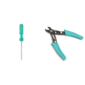 taparia 831 screw driver set with neon bulb silver