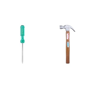 taparia 831 screw driver set with neon bulb silver