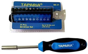 taparia bit drivers set impact screwdriver set
