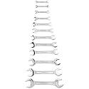Taparia DEP-12 Grade Steel Double Ended Spanners Kit (Silver)