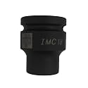 TAPARIA Impact Socket IMC 18, 3/4"(19mm) Square drive size, Chrome-Molybdenum Steel for durability and long life, 6 Point or HEX Impact Socket for Automobile, Industrial, Construction, Professional