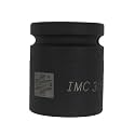TAPARIA Impact Socket IMC 30, 3/4"(19mm) Square drive size, Chrome-Molybdenum Steel for durability and long life, 6 Point or HEX Impact Socket for Automobile, Industrial, Construction, Professional