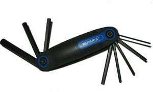 taparia kfm 8 folding allen key set