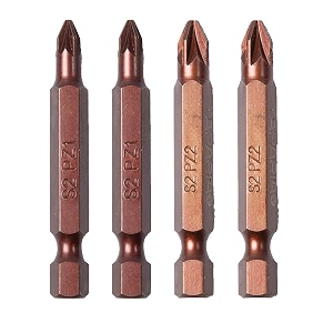 taparia make 50mm single side bits of 1434 hex shank s2 grade of tip size pz 1 amp pz2 suitable for diy home professional amp industrial applications