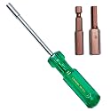 Taparia Make, Bit Holder Screwdriver with 50mm Single Side Bits of 1/4" Hex Shank, S2 Grade, Of Tip Size - Hex 8, 10mm Suitable for DIY, Home, Professional & Industrial Applications