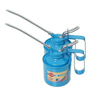 taparia metal oil can wesco type capacity- 1 pint 500 cc spout length-mm pack of 2-steel ball pump detachable spout-oiler for bike chain vehicle workshop amp automotive use