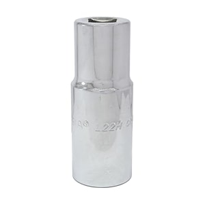 taparia socket made of chrome vanadium steel 6 point deeplong socket silver l 22h of 1234 127mm square drive size suitabe for automobile industrial fabrication professional amp home use