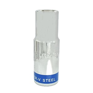 taparia socket made of chrome vanadium steel 6 point deeplong socket silver l 20h of 1234 127mm square drive size suitable for automobile industrial fabrication professional amp home use