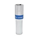TAPARIA Socket made of Chrome Vanadium Steel 6 Point Deep/Long Socket (Silver), L 12H of 1/2" (12.7mm) Square drive size, Suitable for Automobile, Industrial, Fabrication, Professional &amp; Home Use